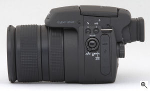 Sony's Cyber-shot DSC-R1 digital camera. Copyright © 2005, The Imaging Resource. All rights reserved. Click for a bigger picture!