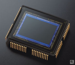 Nikon's D200 digital SLR. Courtesy of Nikon, with modifications by Michael R. Tomkins. Click for a bigger picture!