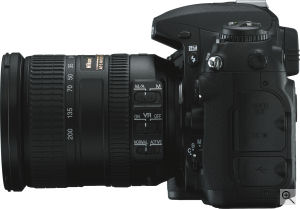 Nikon's D200 digital SLR. Courtesy of Nikon, with modifications by Michael R. Tomkins. Click for a bigger picture!