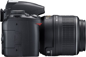 Nikon's D3000 digital SLR. Photo provided by Nikon Inc. Click for a bigger picture!