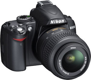 Nikon's D3000 digital SLR. Photo provided by Nikon Inc. Click for a bigger picture!