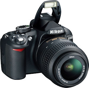 Nikon's D3100 digital SLR. Photo provided by Nikon Inc. Click for a bigger picture!