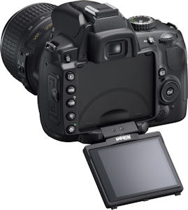 Nikon's D5000 single-lens reflex digital camera. Photo provided by Nikon Inc. Click for a bigger picture!