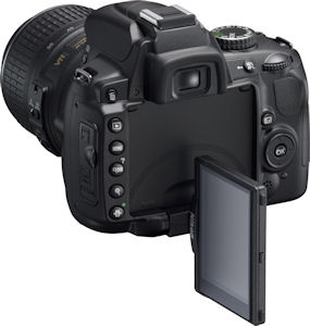 Nikon's D5000 single-lens reflex digital camera. Photo provided by Nikon Inc. Click for a bigger picture!