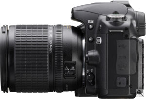 Nikon's D80 digital SLR. Courtesy of Nikon, with modifications by Michael R. Tomkins. Click for a bigger picture!