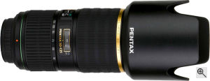 Pentax's smc PENTAX-DA* 50-135mm F2.8ED [IF] lens. Courtesy of Pentax, with modifications by Michael R. Tomkins. Click for a bigger picture!