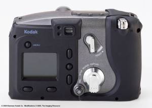 Kodak's new DC5000 Zoom digital camera, rear view - click for a bigger picture!