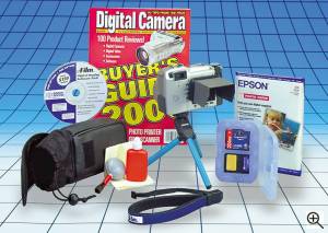 Delkin's eFilm Pro Imaging Kit, contents.  Courtesy of Delkin Devices - click for a bigger picture!