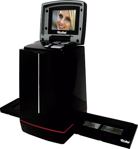 The DF-S 120 SE has a five megapixel sensor and 2.4-inch LCD display. Photo provided by Rollei GmbH. Click for a bigger picture!