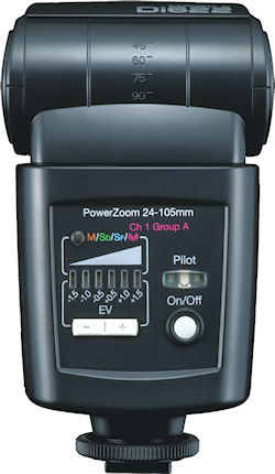 Nissin Di622 Mark II flash strobe. Photo provided by Nissin Japan Ltd. Click for a bigger picture!
