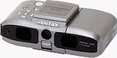 Pentax's DIGIBINO DB200 digital camera binocular. Courtesy of Pentax, with modifications by Michael R. Tomkins.