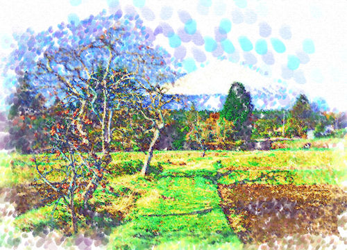 Casio Digital Art Frame - Effect Types: Pointillism. Photo provided by Casio America Inc. Click for a bigger picture!