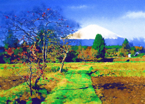 Casio Digital Art Frame - Effect Types: Watercolor Painting. Photo provided by Casio America Inc. Click for a bigger picture!