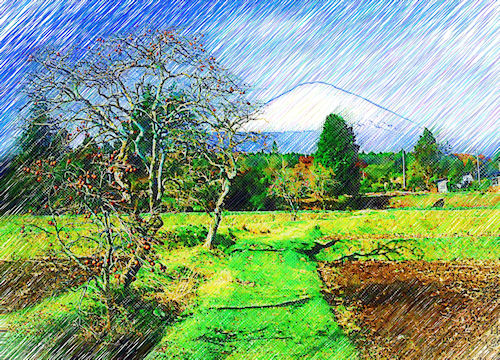 Casio Digital Art Frame - Effect Types: Colored Pencil. Photo provided by Casio America Inc. Click for a bigger picture!