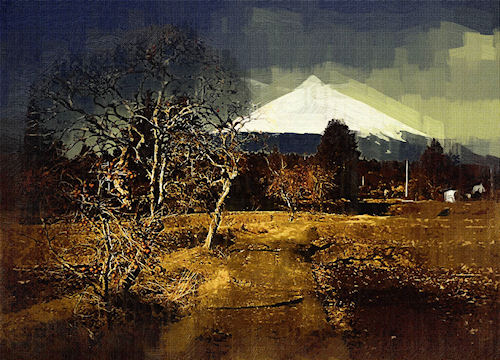Casio Digital Art Frame - Effect Types: Gothic Oil Painting. Photo provided by Casio America Inc. Click for a bigger picture!