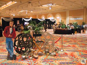 The DigitalFocus / MobileFocus press event. Copyright © 2001, Michael R. Tomkins. All rights reserved. Click for a bigger picture!