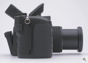 Minolta's DiMAGE A1 digital camera. Copyright (c) 2003, The Imaging Resource. All rights reserved. Click for a bigger picture!