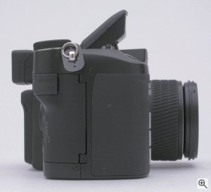 Minolta's DiMAGE A1 digital camera. Copyright (c) 2003, The Imaging Resource. All rights reserved. Click for a bigger picture!