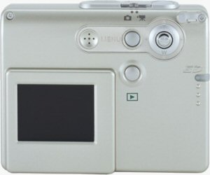 Konica Minolta's DiMAGE X31 digital camera. Courtesy of Konica Minolta, with modifications by Michael R. Tomkins. Click for a bigger picture!