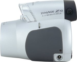 Konica Minolta's DiMAGE Z10 digital camera. Courtesy of Konica Minolta, with modifications by Michael R. Tomkins. Click for a bigger picture!