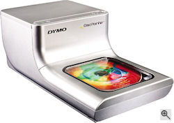 Dymo's DiscPainter. Courtesy of Dymo, with modifications by Michael R. Tomkins. Click for a bigger picture!