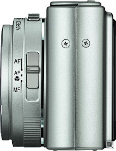 Leica's D-LUX 3 digital camera. Courtesy of Leica, with modifications by Michael R. Tomkins. Click for a bigger picture!