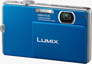 Panasonic's Lumix DMC-FP1 digital camera. Photo provided by Panasonic Consumer Electronics Co. Click for a bigger picture!