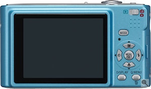 Panasonic's Lumix DMC-FS3 digital camera. Courtesy of Panasonic, with modifications by Michael R. Tomkins. Click for a bigger picture!