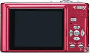 Panasonic's Lumix DMC-FS5 digital camera. Courtesy of Panasonic, with modifications by Michael R. Tomkins. Click for a bigger picture!