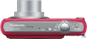 Panasonic's Lumix DMC-FS5 digital camera. Courtesy of Panasonic, with modifications by Michael R. Tomkins. Click for a bigger picture!