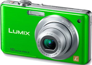 Panasonic's Lumix DMC-FS7 digital camera. Photo provided by Panasonic Consumer Electronics Co. Click for a bigger picture!