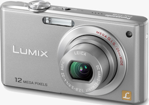 Panasonic's Lumix DMC-FX48 digital camera. Photo provided by Panasonic Consumer Electronics Co. Click for a bigger picture!