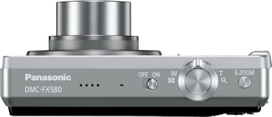 Panasonic's Lumix DMC-FX580 digital camera. Photo provided by Panasonic Consumer Electronics Co. Click for a bigger picture!