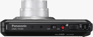 Panasonic's Lumix DMC-FX90 digital camera. Photo provided by Panasonic Consumer Electronics Co. Click for a bigger picture!