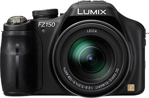 Panasonic's Lumix DMC-FZ150 digital camera. Photo provided by Panasonic Consumer Electronics Co. Click for a bigger picture!
