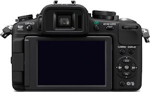 Panasonic's Lumix DMC-G2 digital camera. Photo provided by Panasonic Consumer Electronics Co. Click for a bigger picture!