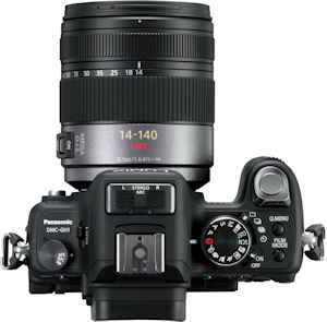Panasonic's Lumix DMC-GH1 digital camera. Photo provided by Panasonic Consumer Electronics Co. Click for a bigger picture!