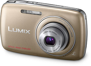 Panasonic's Lumix DMC-S1 digital camera. Photo provided by Panasonic Consumer Electronics Co. Click for a bigger picture!