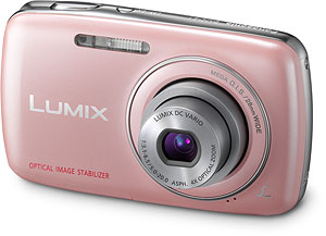 Panasonic's Lumix DMC-S1 digital camera. Photo provided by Panasonic Consumer Electronics Co. Click for a bigger picture!
