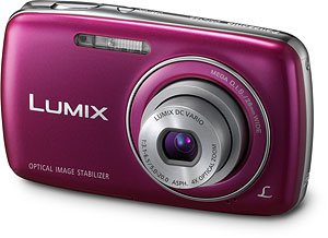 Panasonic's Lumix DMC-S3 digital camera. Photo provided by Panasonic Consumer Electronics Co. Click for a bigger picture!