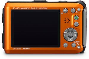 Panasonic's DMC-TS3 digital camera. Photo provided by Panasonic Consumer Electronics Co. Click for a bigger picture!