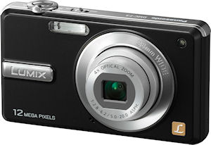 Panasonic's Lumix DMC-F3 digital camera. Photo provided by Panasonic Consumer Electronics Co. Click for a bigger picture!