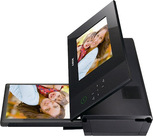 Sony's DPP-F700 S-Frame, left side view. Photo provided by Sony Electronics Inc. Click for a bigger picture!