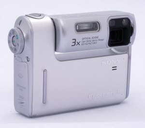 Sony Cyber-shot DSC-F88 digital camera. Copyright (c) 2004, The Imaging Resource. All rights reserved. Click for a bigger picture!