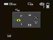 Sony Cyber-shot DSC-F88 menu system. Copyright (c) 2004, The Imaging Resource. All rights reserved. Click for a bigger picture!