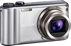 Sony's Cyber-shot DSC-H55 digital camera. Photo provided by Sony Electronics Inc. Click for a bigger picture!