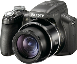 Sony's Cyber-shot DSC-HX1 digital camera. Photo provided by Sony Electronics Inc. Click for a bigger picture!