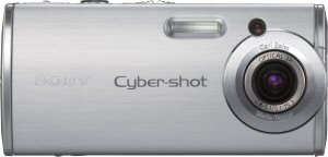 Sony's Cyber-shot DSC-L1 digital camera. Courtesy of Sony, with modifications by Michael R. Tomkins. Click for a bigger picture!