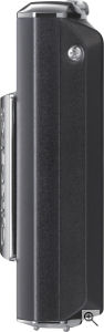 Sony's Cyber-shot DSC-T5 digital camera. Courtesy of Sony, with modifications by Michael R. Tomkins. Click for a bigger picture!