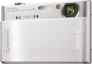 Sony's Cyber-shot DSC-T900 digital camera. Photo provided by Sony Electronics Inc. Click for a bigger picture!